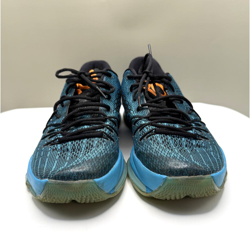 Nike KD 8 OKC Road Game Mens Size 10 Thunder Blue Lagoon Basketball Sneakers - Picture 7 of 14